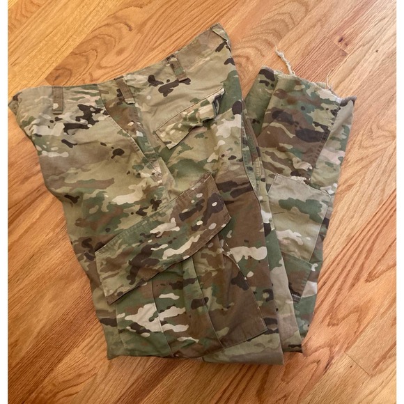 Army Unisex Camo ACU Trousers Medium Long - Picture 3 of 6